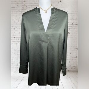 Elegant Dark Green Blouse